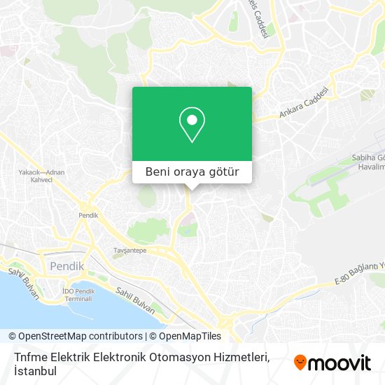 Tnfme Elektrik Elektronik Otomasyon Hizmetleri harita