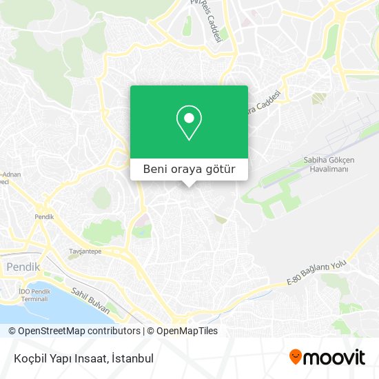 Koçbil Yapı Insaat harita