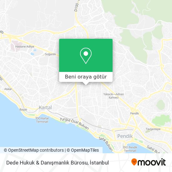 Dede Hukuk & Danışmanlık Bürosu harita