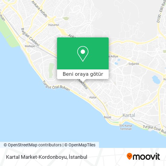 Kartal Market-Kordonboyu harita