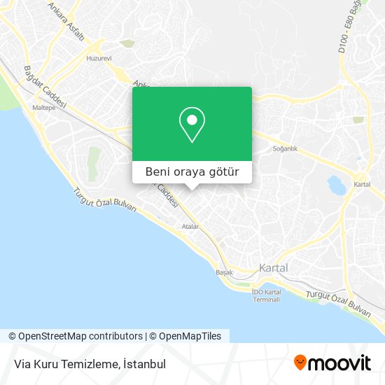Via Kuru Temizleme harita