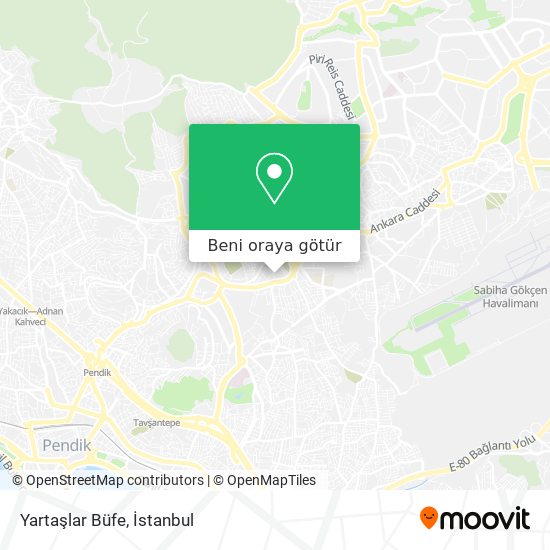 Yartaşlar Büfe harita