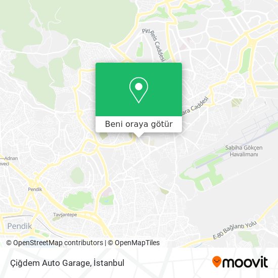 Çiğdem Auto Garage harita