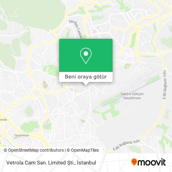 Vetrola Cam San. Limited Şti. harita
