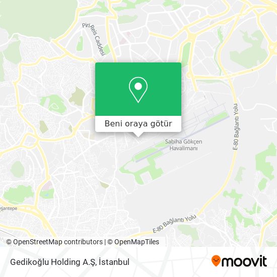 Gedikoğlu Holding A.Ş harita