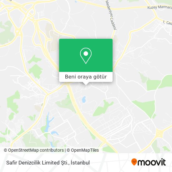 Safir Denizcilik Limited Şti. harita