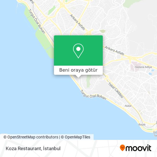 Koza Restaurant harita