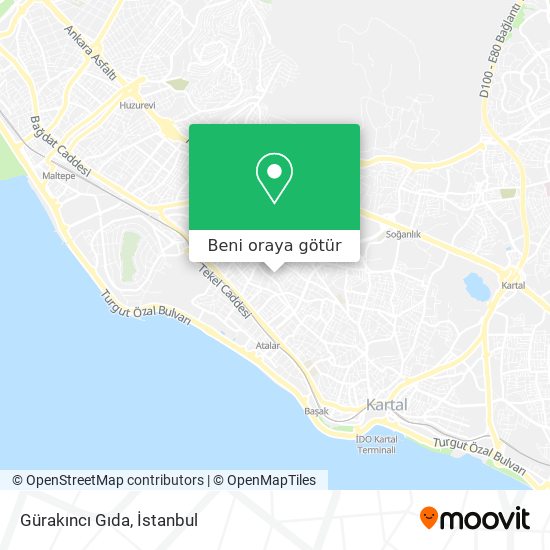 Gürakıncı Gıda harita