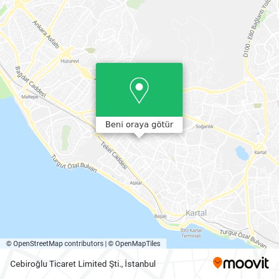 Cebiroğlu Ticaret Limited Şti. harita