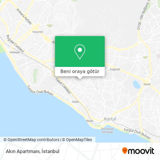 Akın Apartmanı harita