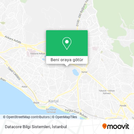 Datacore Bilgi Sistemleri harita