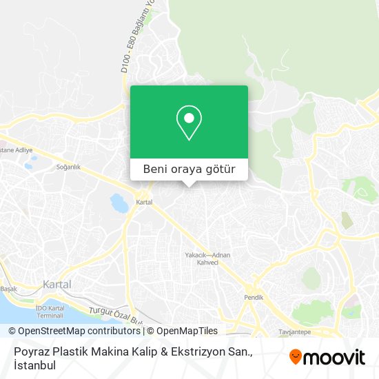 Poyraz Plastik Makina Kalip & Ekstrizyon San. harita