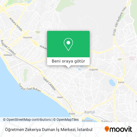 Öğretmen Zekeriya Duman İş Merkezi harita