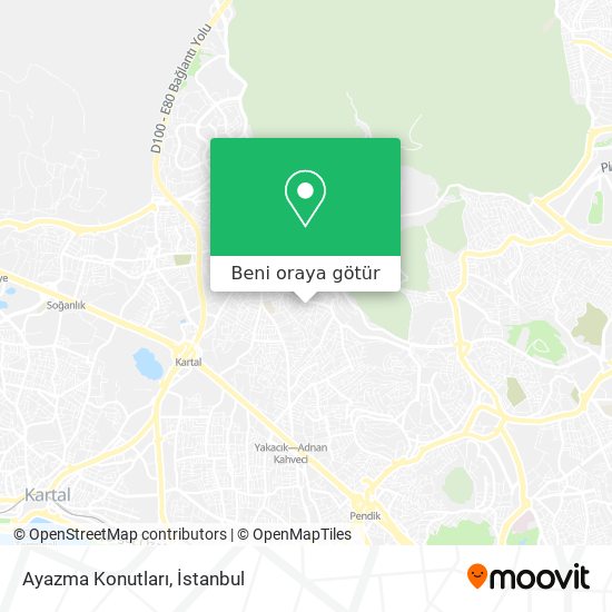 Ayazma Konutları harita