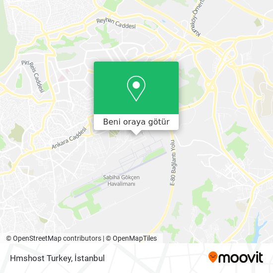 Hmshost Turkey harita