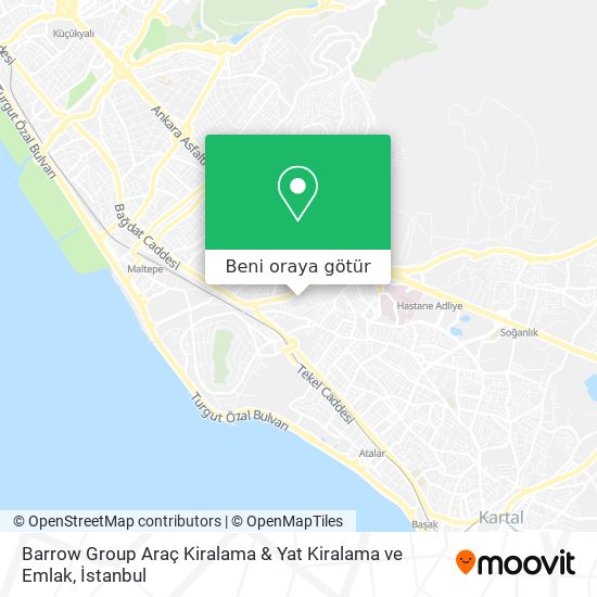 Barrow Group Araç Kiralama & Yat Kiralama ve Emlak harita