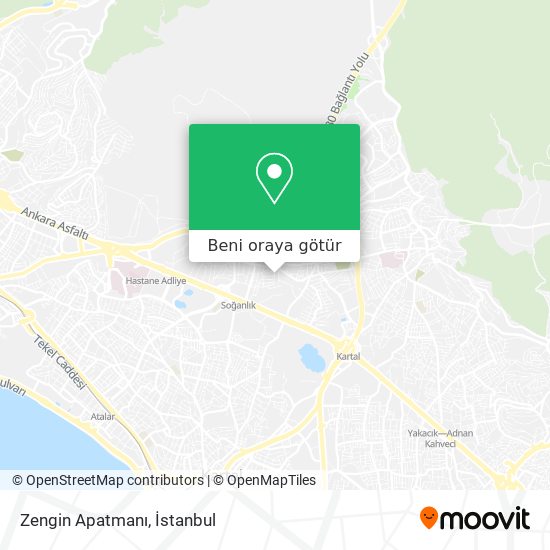 Zengin Apatmanı harita