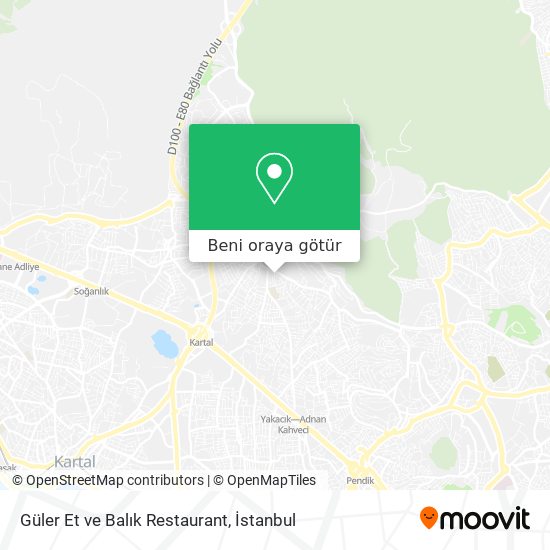 Güler Et ve Balık Restaurant harita