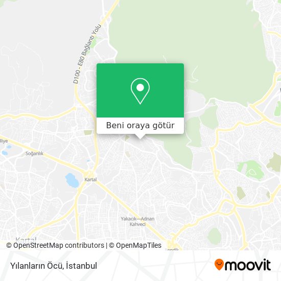 Yılanların Öcü harita