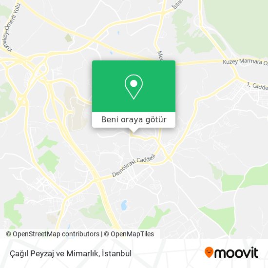 Çağıl Peyzaj ve Mimarlık harita