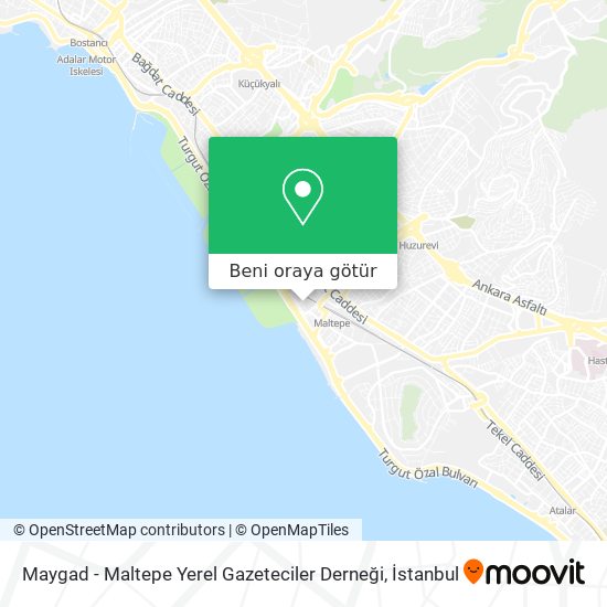 Maygad - Maltepe Yerel Gazeteciler Derneği harita