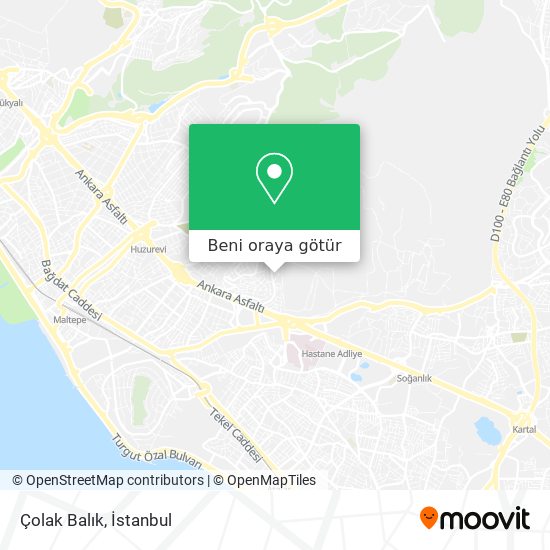 Çolak Balık harita