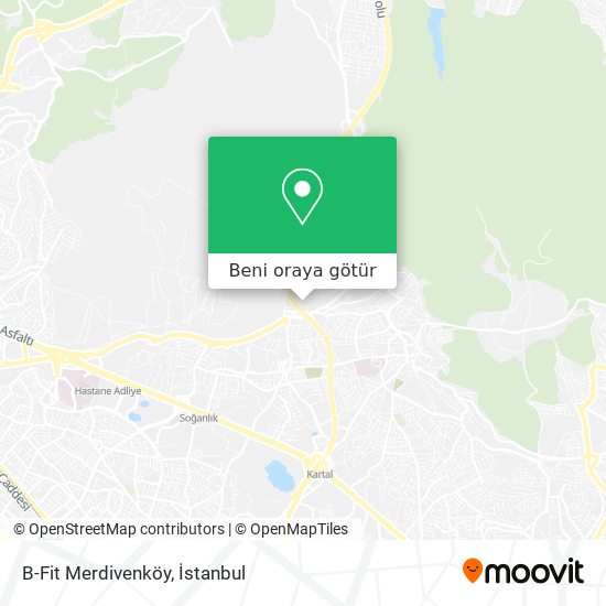 B-Fit Merdivenköy harita