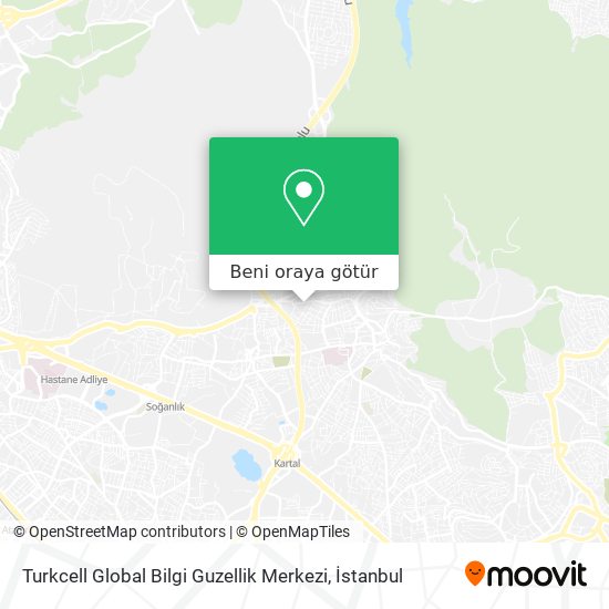 Turkcell Global Bilgi Guzellik Merkezi harita