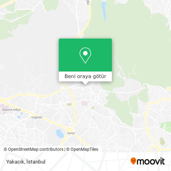 Yakacık harita