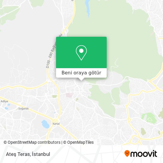 Ateş Teras harita