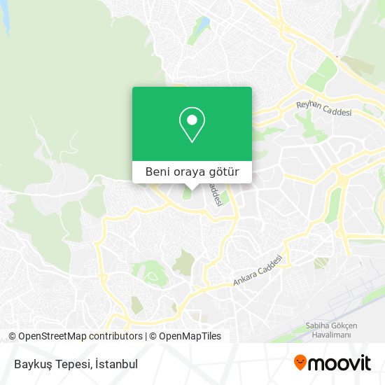 Baykuş Tepesi harita