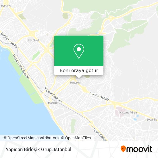 Yapısan Birleşik Grup harita