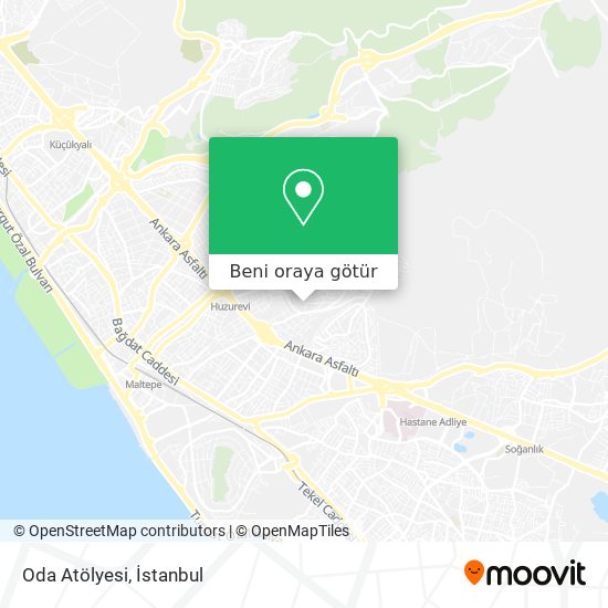 Oda Atölyesi harita