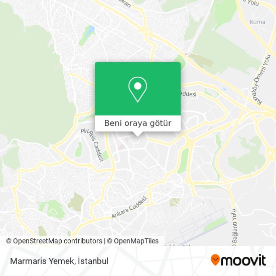 Marmaris Yemek harita