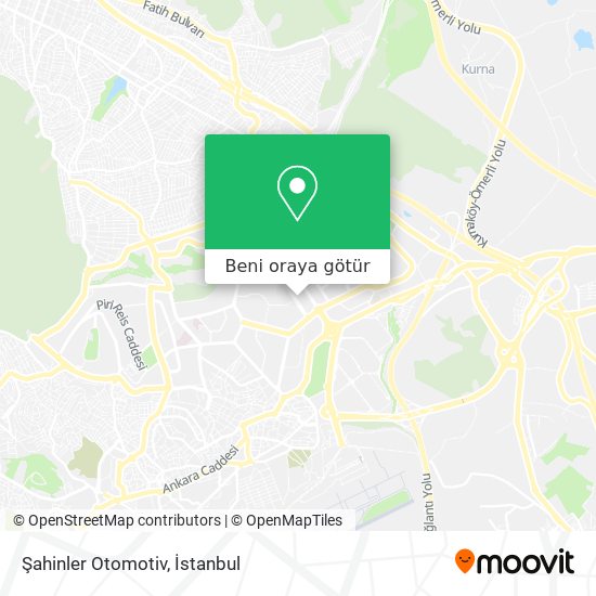 Şahinler Otomotiv harita