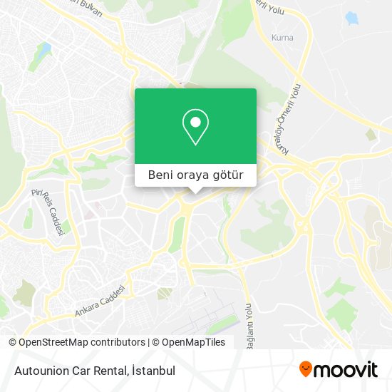 Autounion Car Rental harita