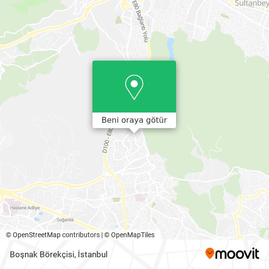 Boşnak Börekçisi harita