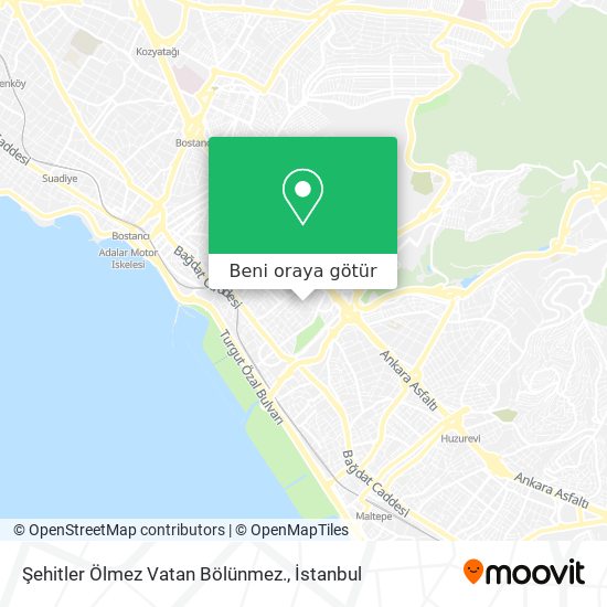 Şehitler Ölmez Vatan Bölünmez. harita