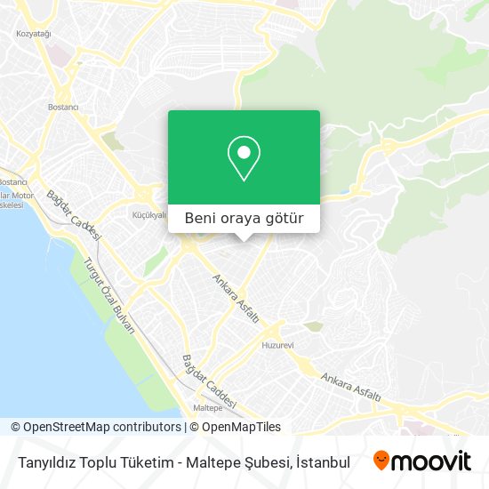 Tanyıldız Toplu Tüketim - Maltepe Şubesi harita