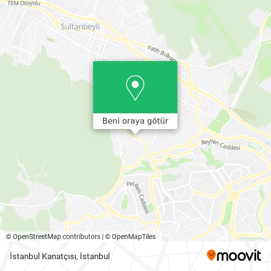 İstanbul Kanatçısı harita