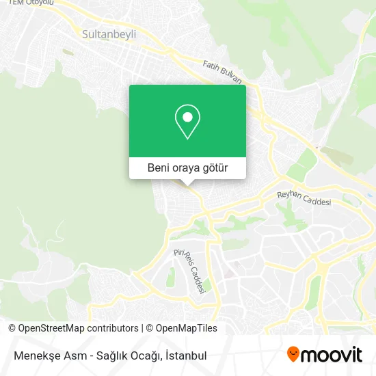 Menekşe Asm - Sağlık Ocağı harita