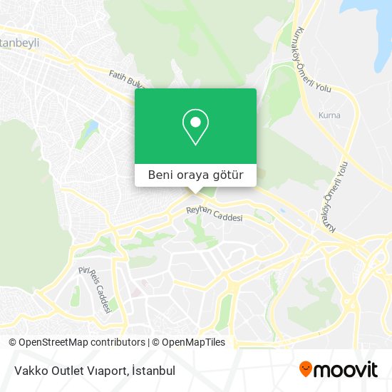 Vakko Outlet Vıaport harita