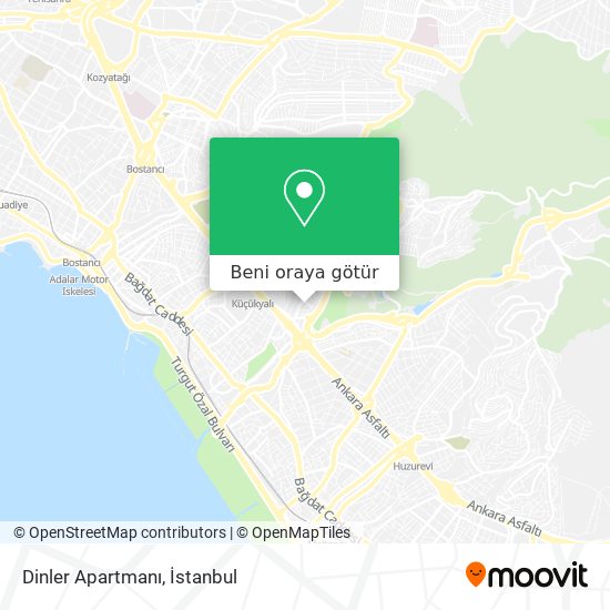 Dinler Apartmanı harita