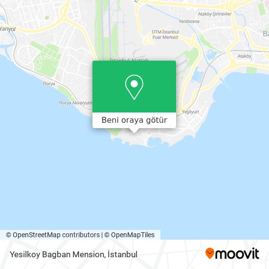 Yesilkoy Bagban Mension harita