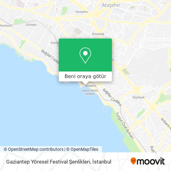 Gaziantep Yöresel Festival Şenlikleri harita