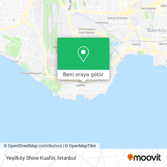 Yeşilköy Show Kuaför harita