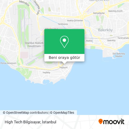 High Tech Bilgisayar harita