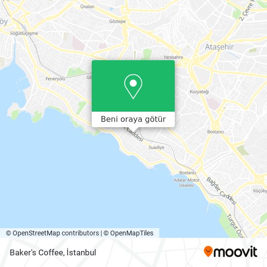 Baker's Coffee harita