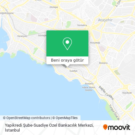 Yapikredi Şube-Suadiye Ozel Bankacılık Merkezi harita