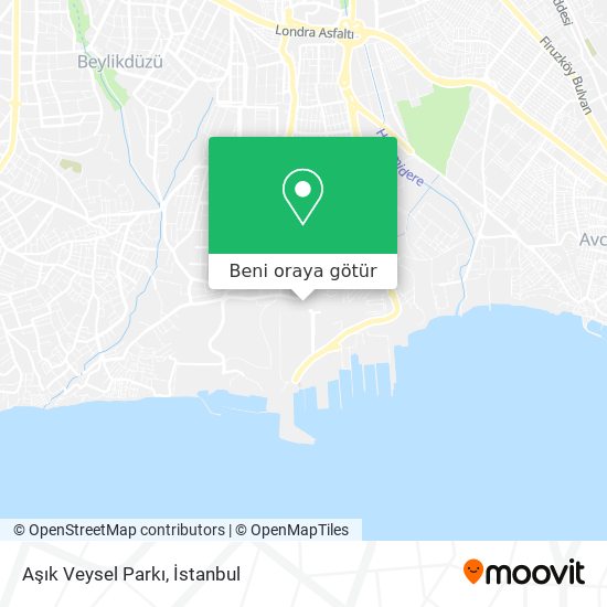 Aşık Veysel Parkı harita
